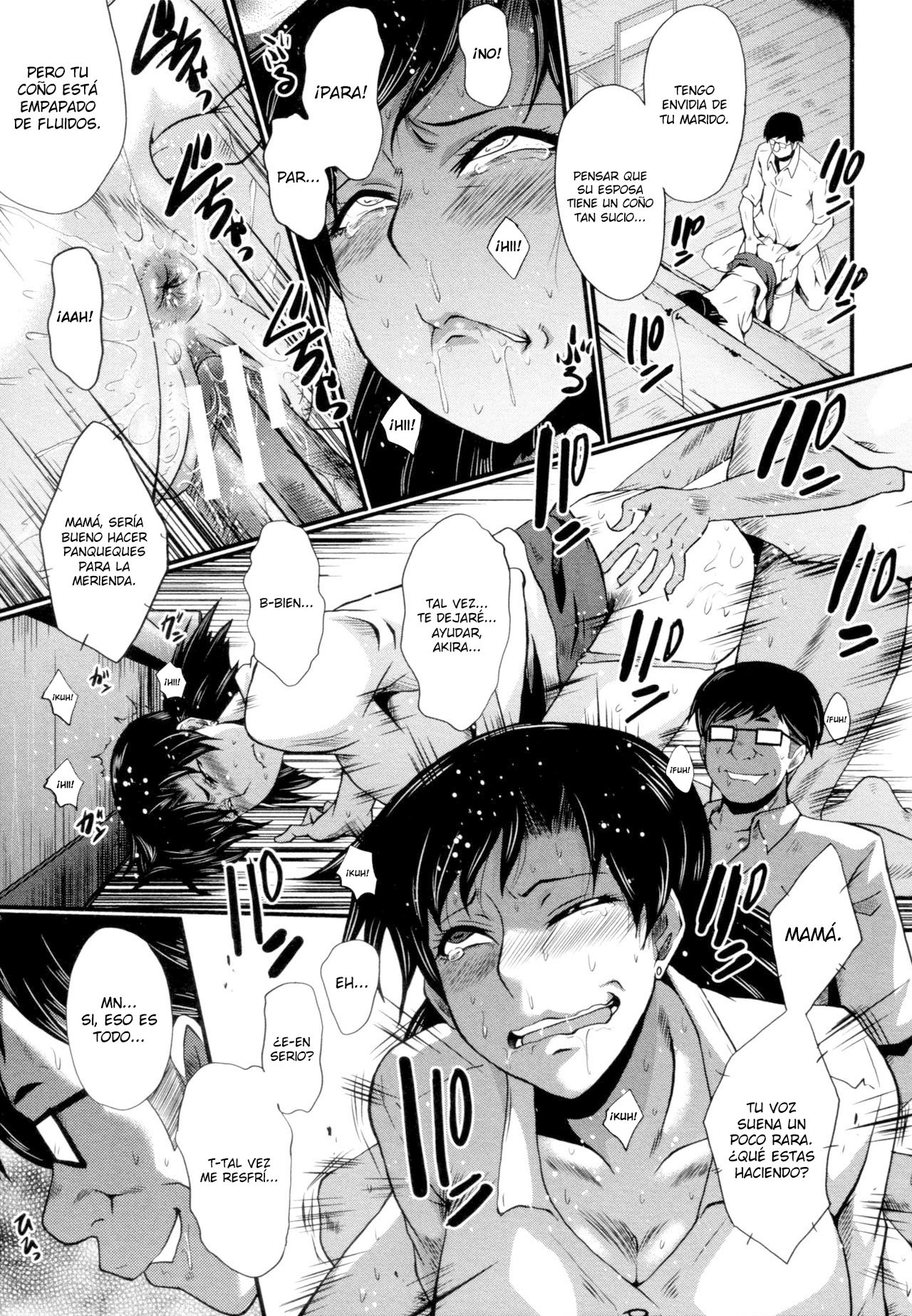 [SINK] Tanoshiki Wagaya Ch. 6 (Yaribeya no Oyako) (BUSTER COMIC 2016-05) [Spanish] [Digital]