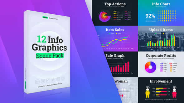 Wave Infographic Pack - VideoHive 50960337