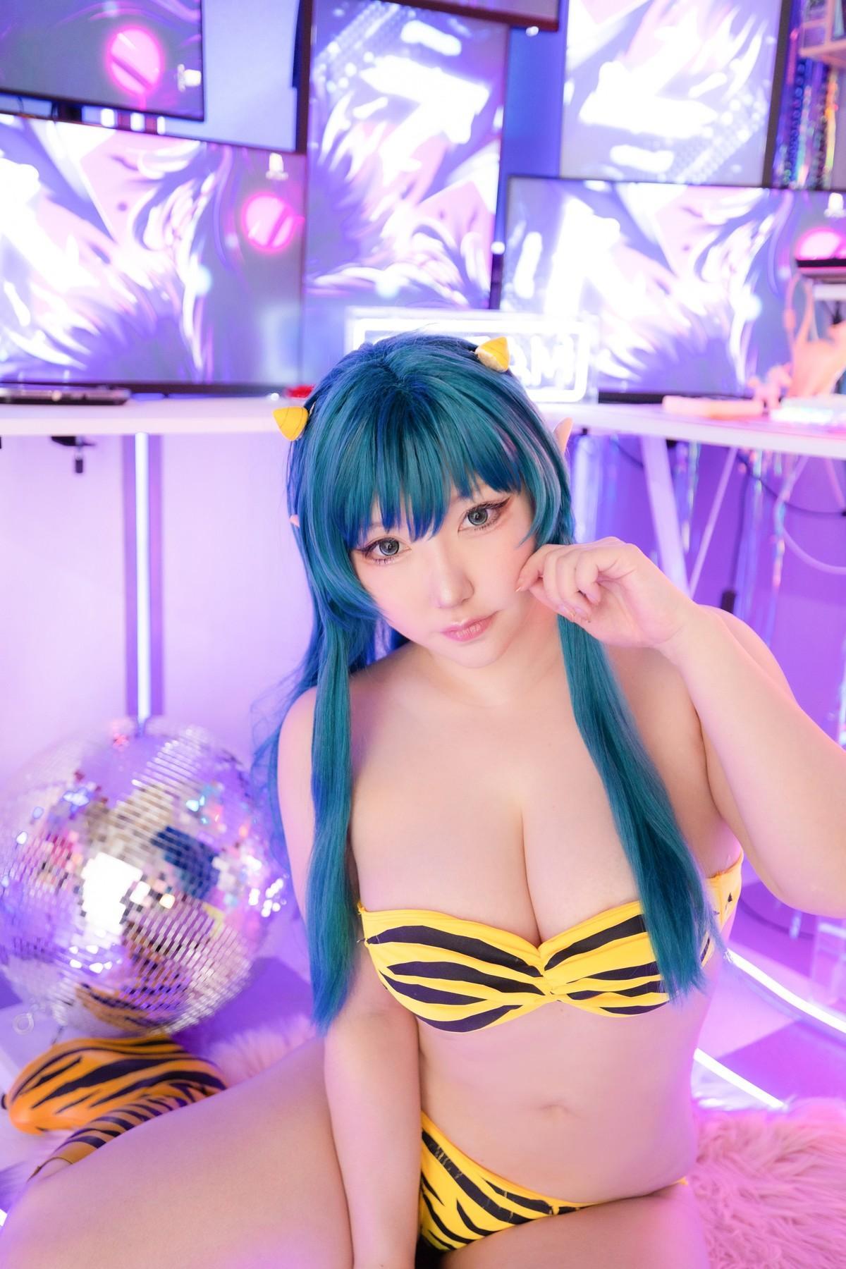 Cosplay SAKUサク Lum ラム うる星やつら Set.02(56)