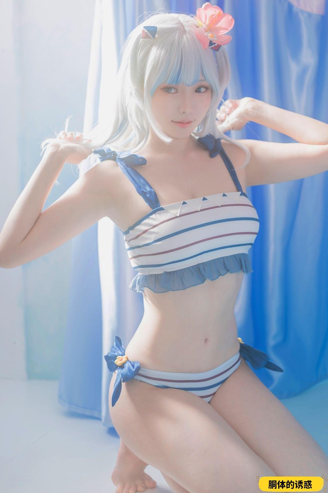 ElyEE子  A- Gawr Gura Swimsuit