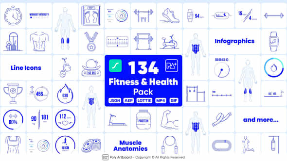 Fitness And Health - VideoHive 48285248