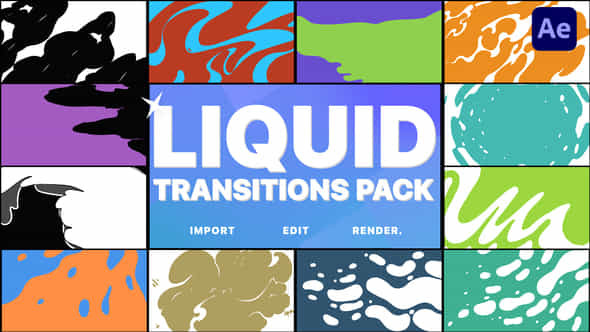 Simple Liquid Transitions - VideoHive 42641628