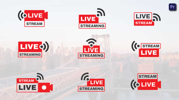 Live Streaming Titles - VideoHive 42156237