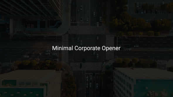 Minimal Corporate Opener - VideoHive 39626504
