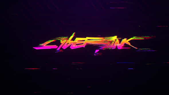 Cyberpunk Glitch Logo - VideoHive 36651764