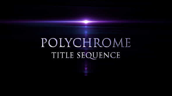 Polychrome Intro Sequence - VideoHive 398331