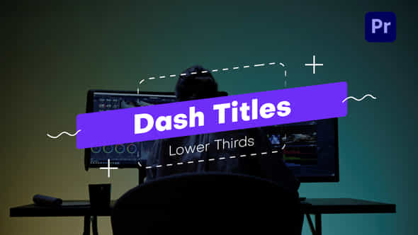 Dash Titles Lower - VideoHive 46643847