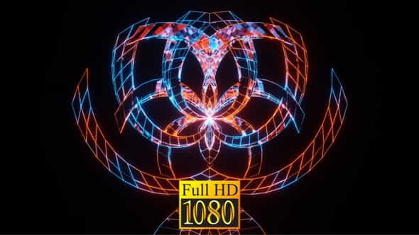 Fun Kaleidoscope Vj Loop HD - VideoHive 30652335