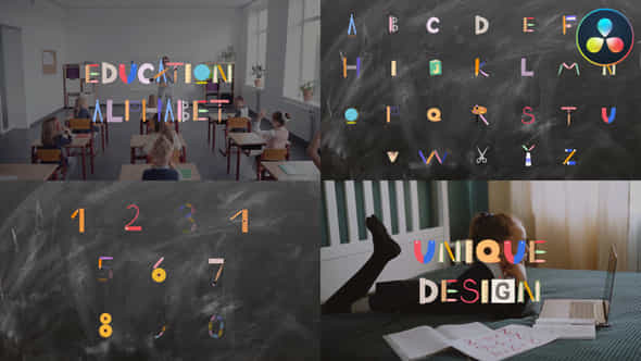 Education Art Alphabet - VideoHive 47135723