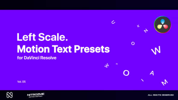 Left Scale Motion - VideoHive 47044496