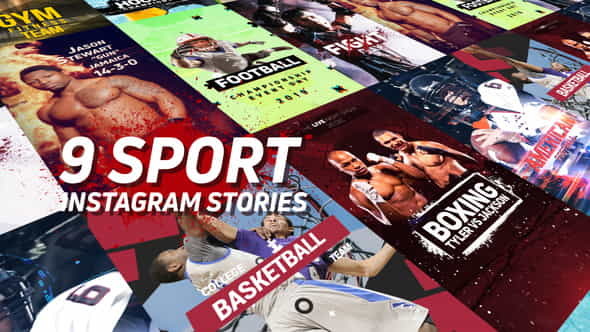 Sport Instagram Stories Pack - VideoHive 23027755
