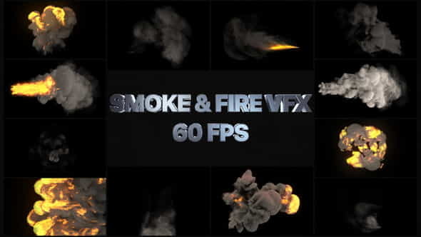 Smoke And Fire VFX Elements - VideoHive 26295425