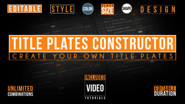 Title Plates - VideoHive 11035088
