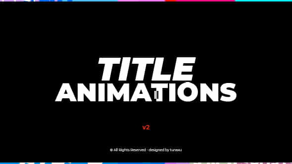 Title Animations - VideoHive 12794729