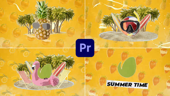 Collage Summer Holidays - VideoHive 37984612