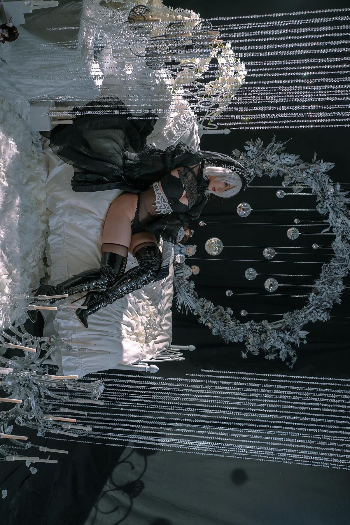 Cosplay 云溪溪Yunx1x1 & 奶桃 – 2B本 YoRHa No.2 Type B 上 Set.02(29)
