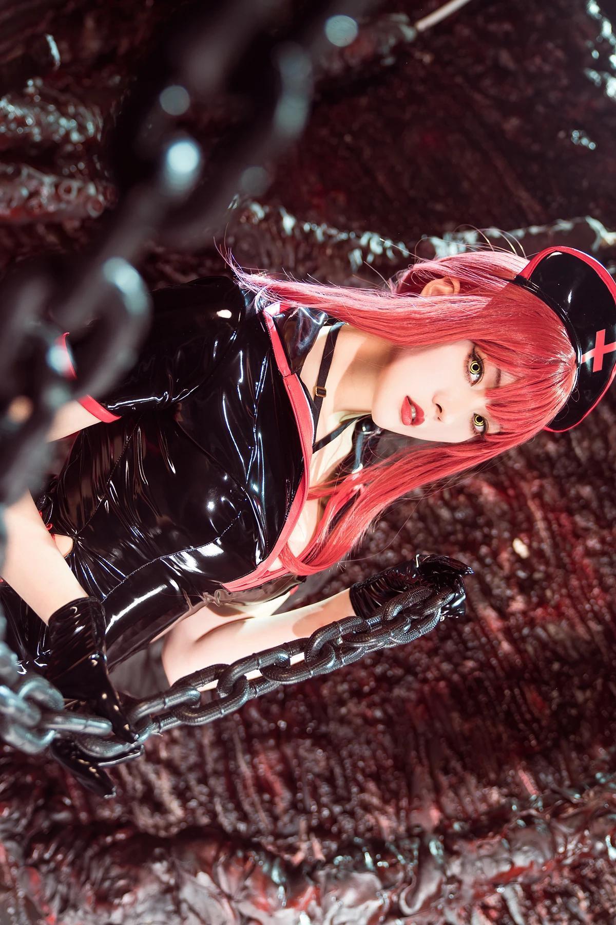Cosplay Natsuko夏夏子 – 玛奇玛护士(33)