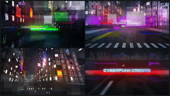 Cyberpunk Credits - VideoHive 23277001