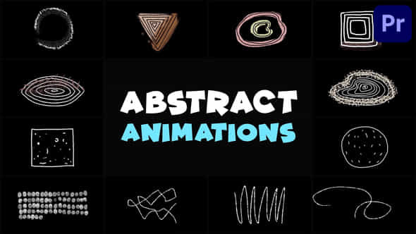 Abstract Scribble Animations - VideoHive 47888329