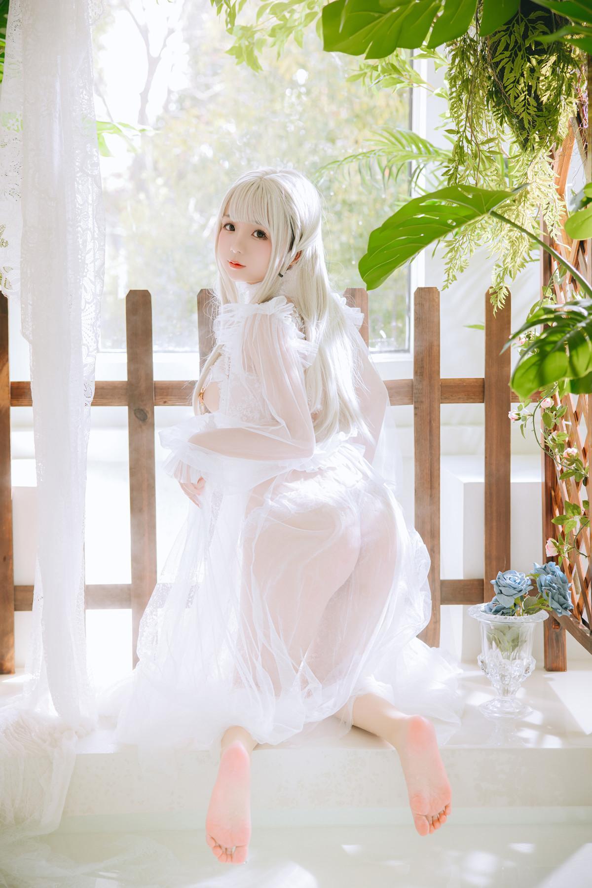 Cosplay Rinaijiao日奈娇 白纱衣 Set.01(51)