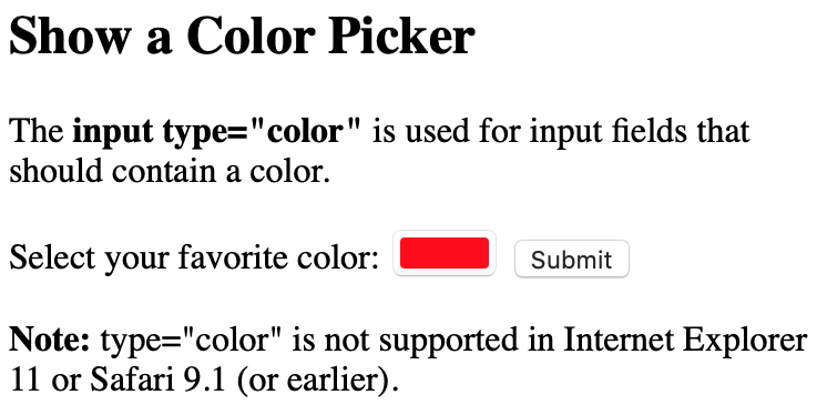color picker render