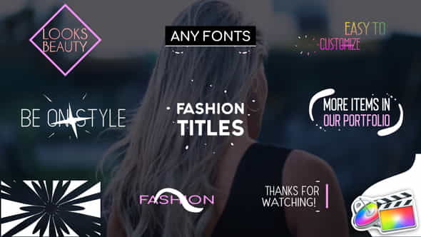 Fashion Titles | FCPX - VideoHive 25445343