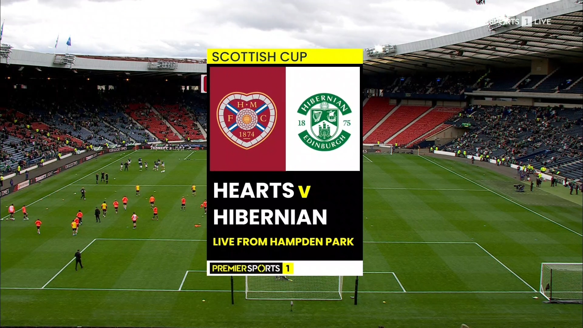 Scottish FA Cup 21/22 SemiFinal Hearts vs Hibernian 16/04/2022