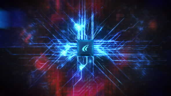 CPU Technology Logo - VideoHive 24122917