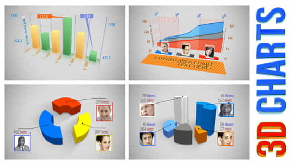 3D Charts - VideoHive 1125187