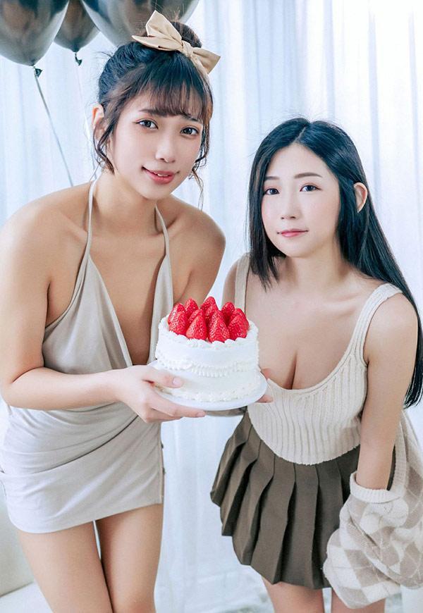 混血美女井野奈+肉包色欲融合的闺蜜庆生派对2(3)