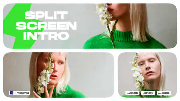 Split Screen Intro Multiscreen Slideshow - VideoHive 57245179
