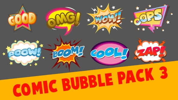 Comic Bubbles Pack 3 - VideoHive 23264348