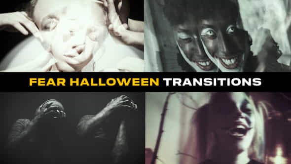 Fear Halloween Transitions After Effects - VideoHive 52121048