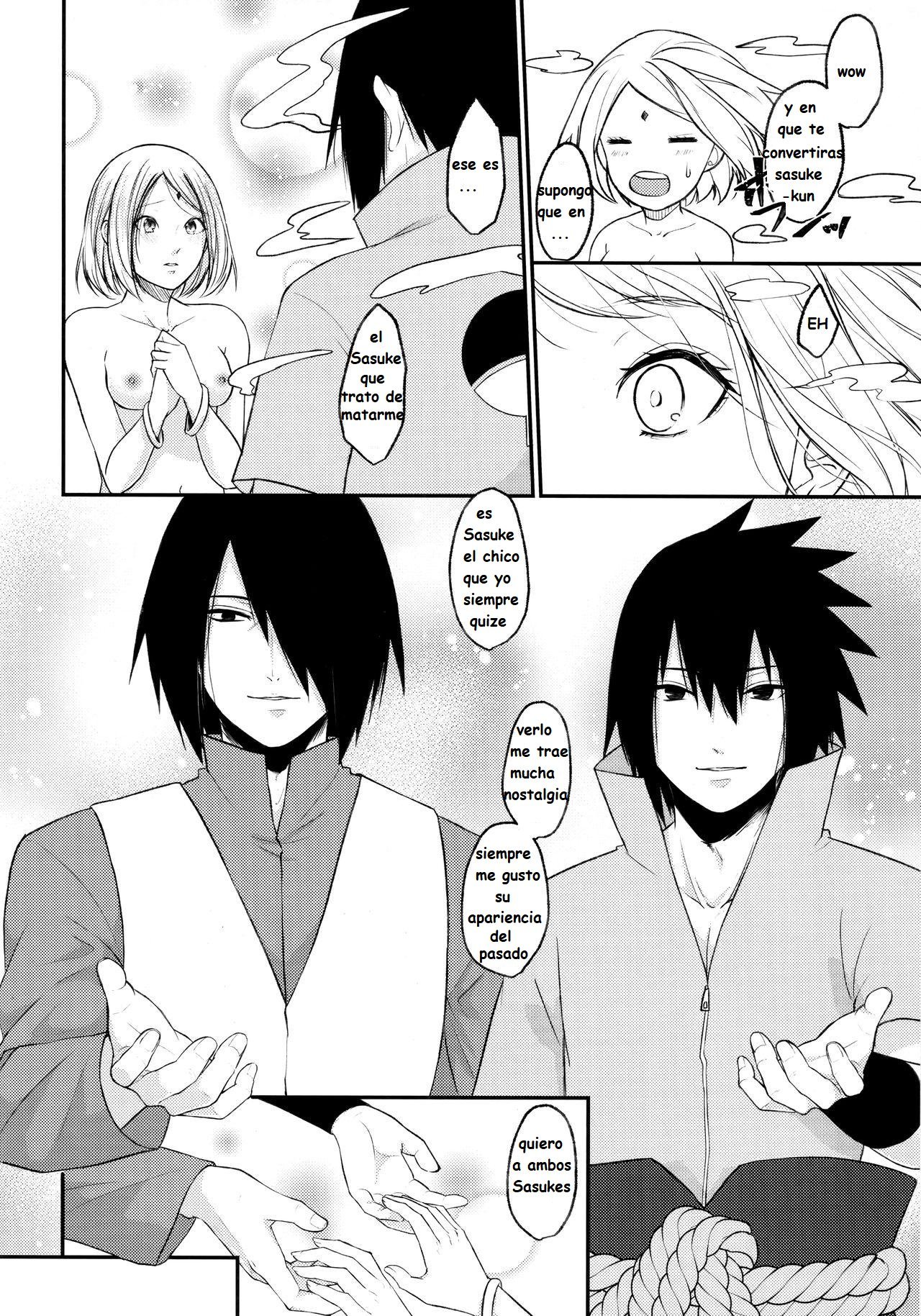 El Joven Sasuke y La Adulta Sakura - 9