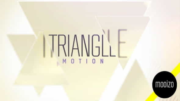 Triangle Motion - VideoHive 5336213