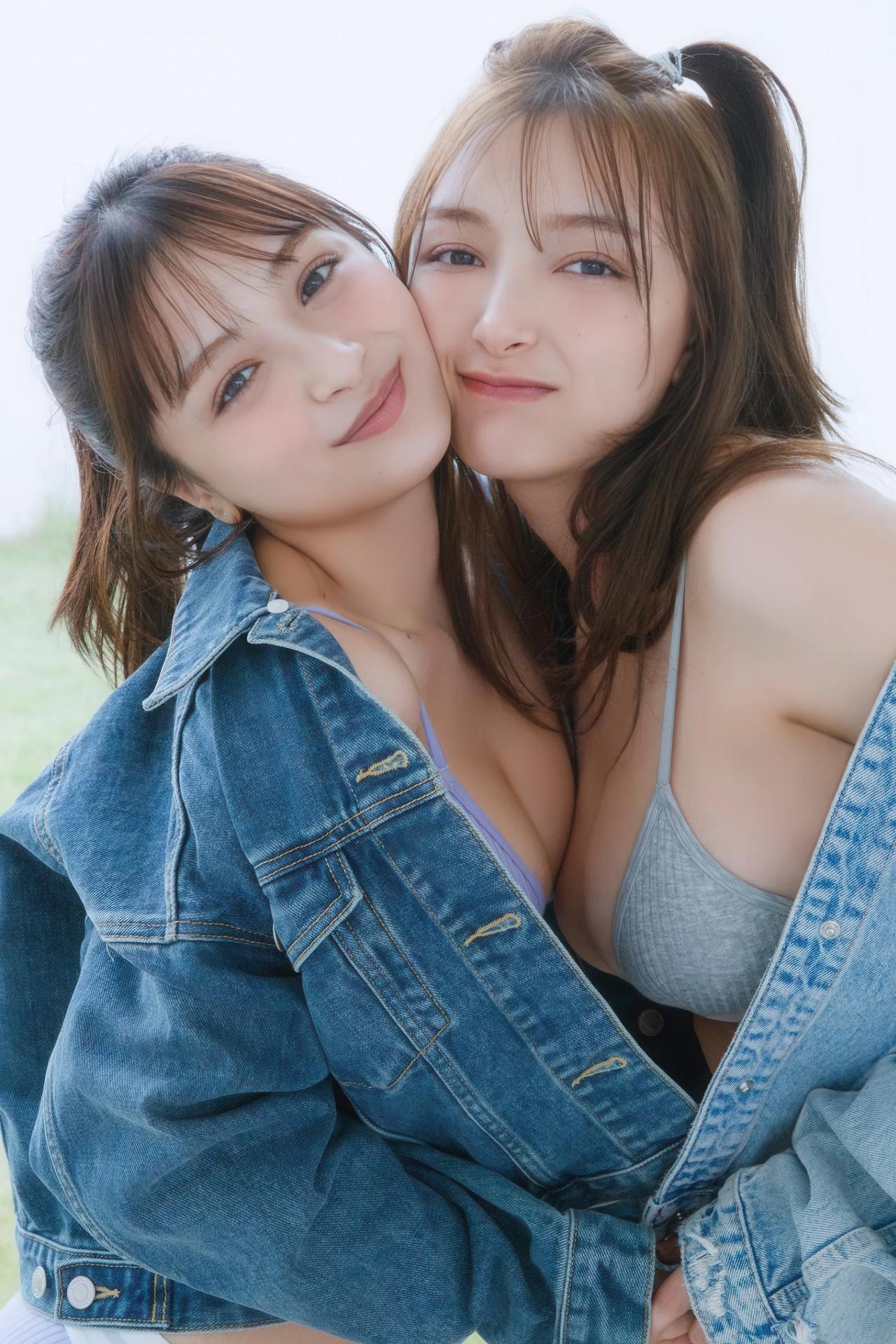 Erika エリカ, Marina Momose 百瀬まりな, FRIDAYデジタル写真集 「マンスリーガール049」 Set.03(3)