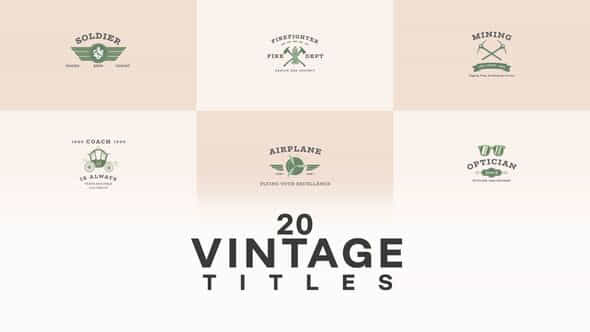 Green Badge Title Pack - VideoHive 59381041
