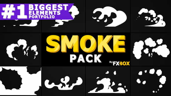 Hand Drawn SMOKE Elements | - VideoHive 21114231