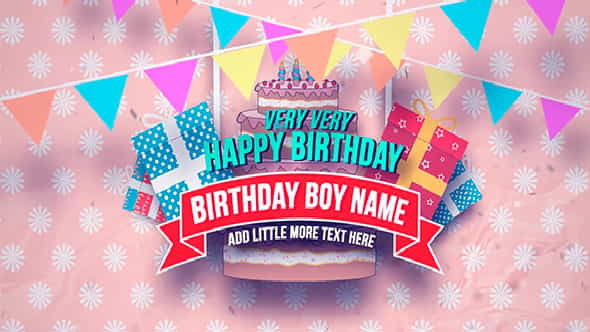 Happy Birthday Slideshow - VideoHive 18438235