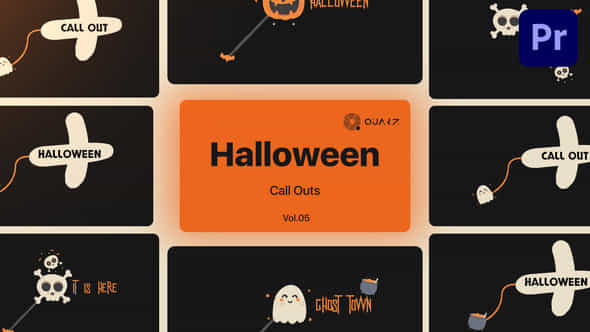 Halloween Call Outs - VideoHive 48439409