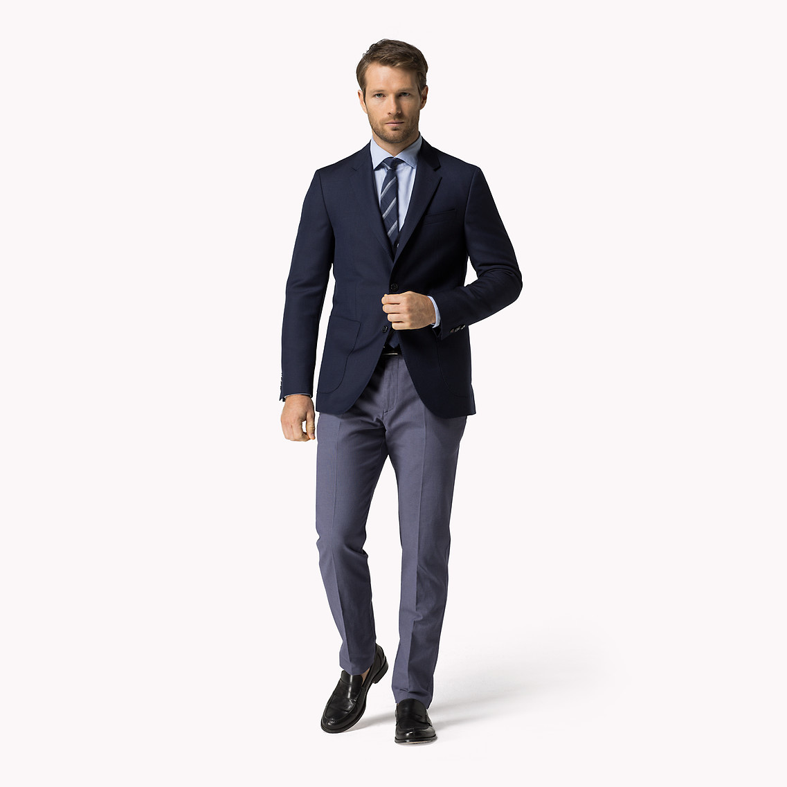 MALE MODELS IN SUITS: VINCE DICKSON for TOMMY HILFIGER