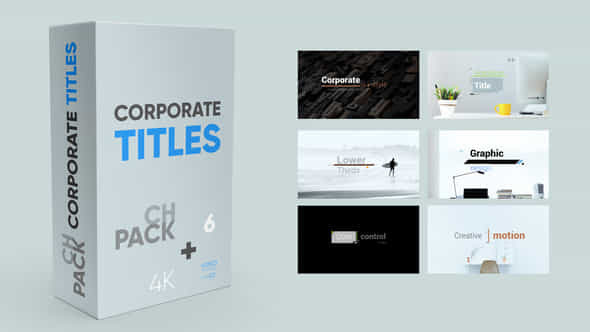 Corporate Titles 4K - VideoHive 36924713