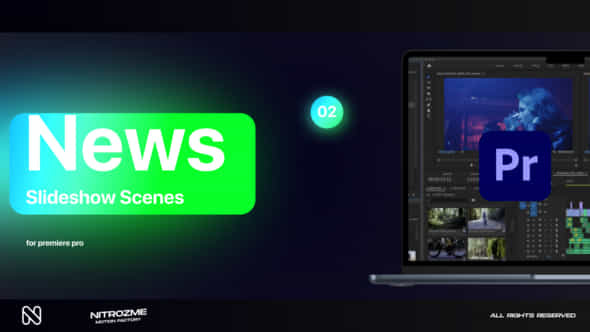 News Slideshow Scenes Vol 02 For Premiere Pro - VideoHive 49742332