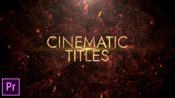 Cinematic Titles Premiere Pro - VideoHive 49425000