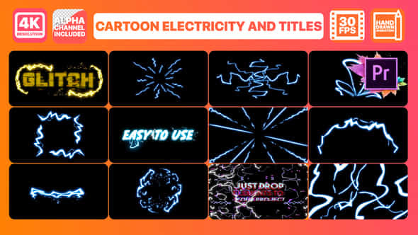 Cartoon Electricity - VideoHive 28451670