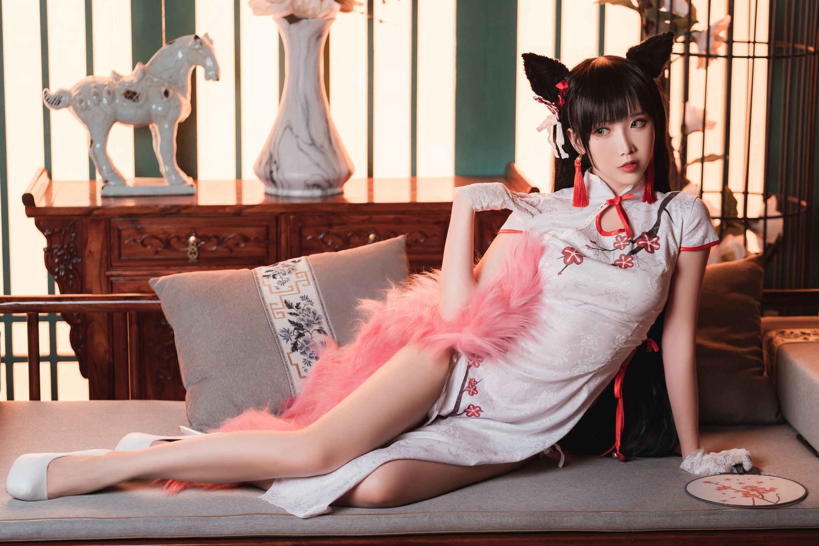 [网红COSER] Coser面饼仙儿 – 旗袍爱宕 写真集(13)