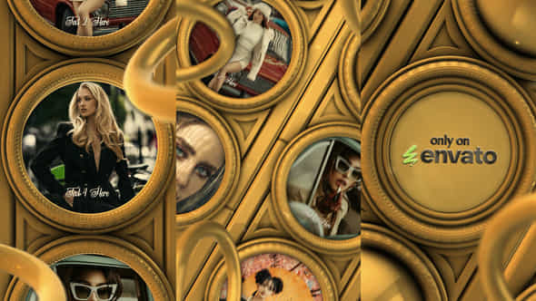 Golden Circle Intro - VideoHive 58652788
