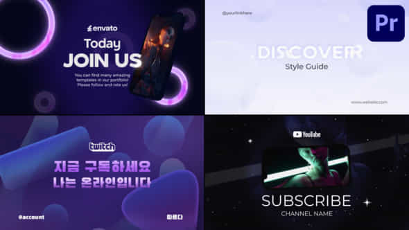 Stylish Gradient Typography For Premiere Pro - VideoHive 57271986