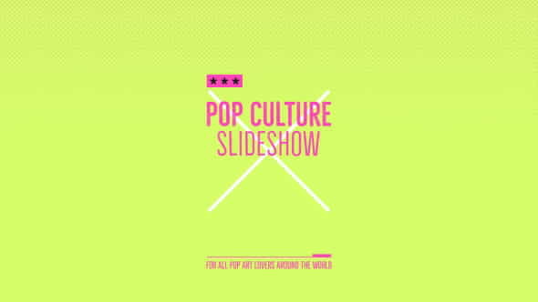 Pop Culture Slideshow - VideoHive 19342951