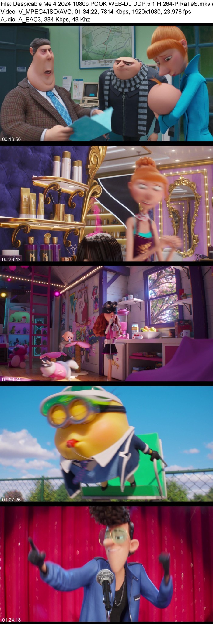 Despicable Me 4 (2024) 1080p PCOK WEB-DL DDP 5 1 H 264-PiRaTeS